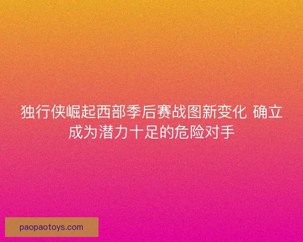 独行侠崛起西部季后赛战图新变化 确立成为潜力十足的危险对手